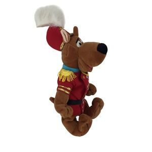 Warner Bros Scooby-Doo Plush 10" Brown Nutcracker Toy Soldier Vintage 1998